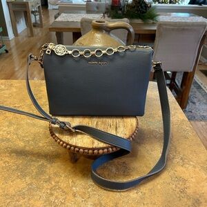 Nanette Lepore Blue Gray Convertible Handbag